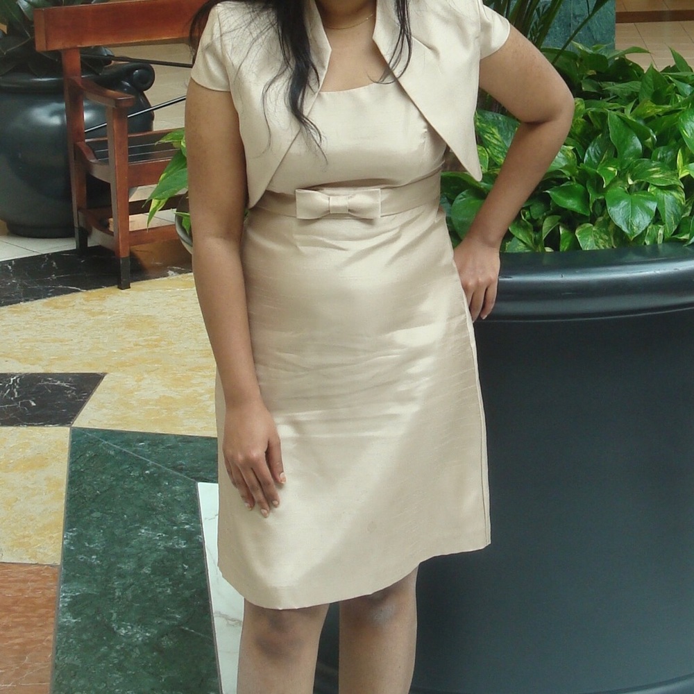 Classy golden “one of a kind” dress
